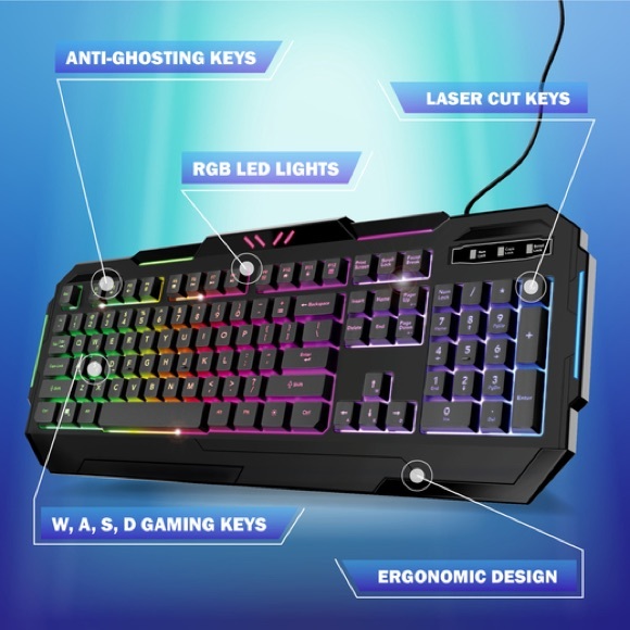 Bugha LED Gaming Keyboard - Picture 2 of 4